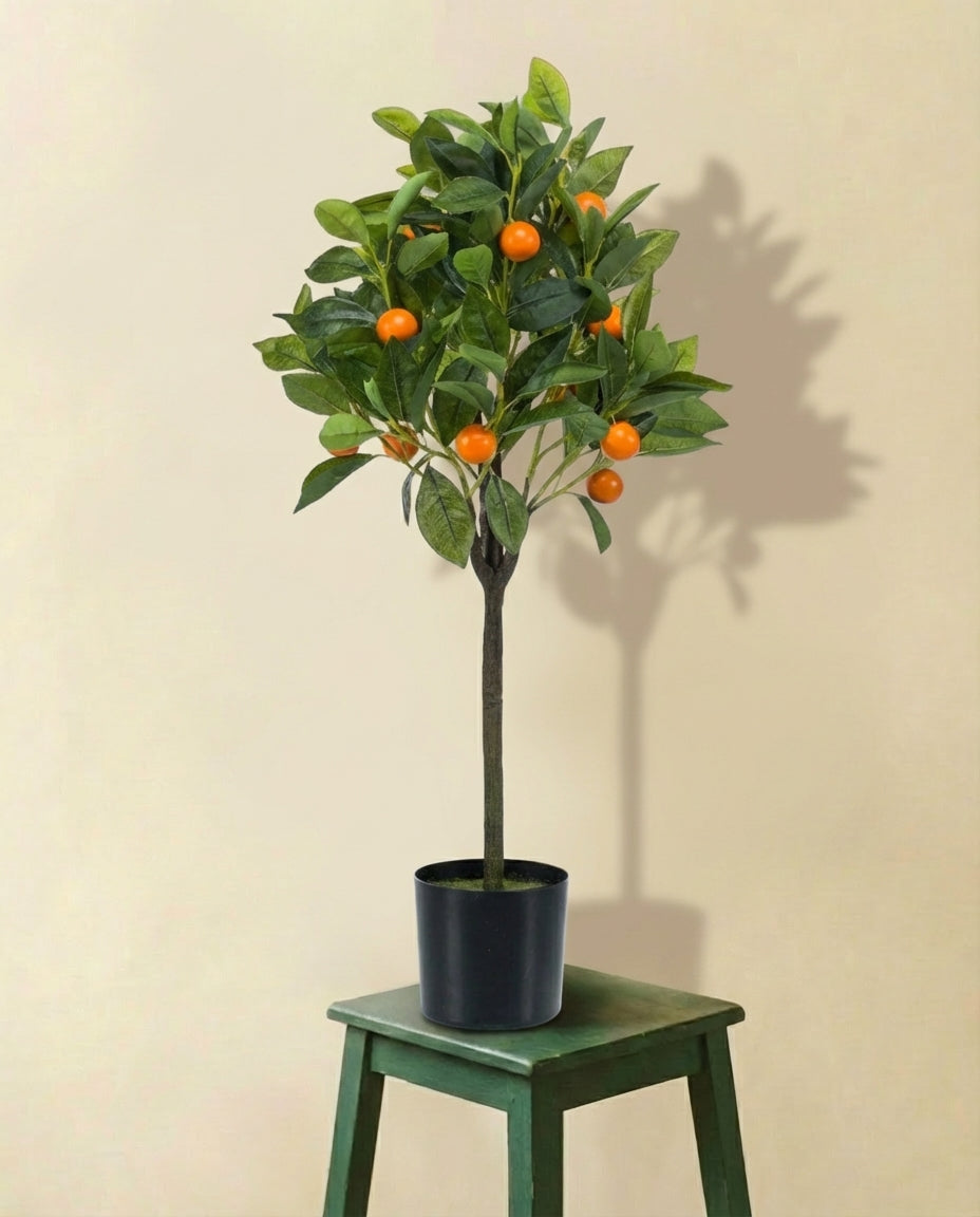 Oranger plante artificielle (h75cm / Ø12cm)