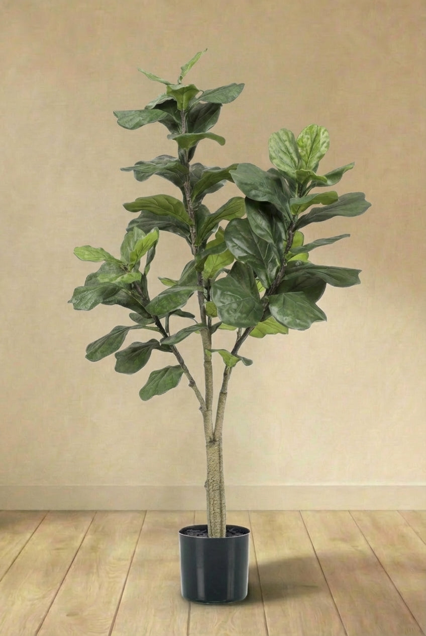 Ficus Lyrata plante artificielle (h180cm / Ø17cm)