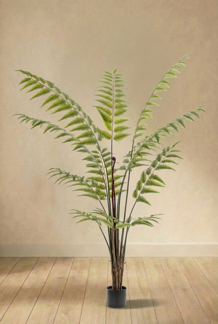 Fougère plante artificielle (h150cm / Ø14cm)