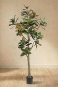 Magnolia Grandiflora plante artificielle (h180cm / Ø15cm)