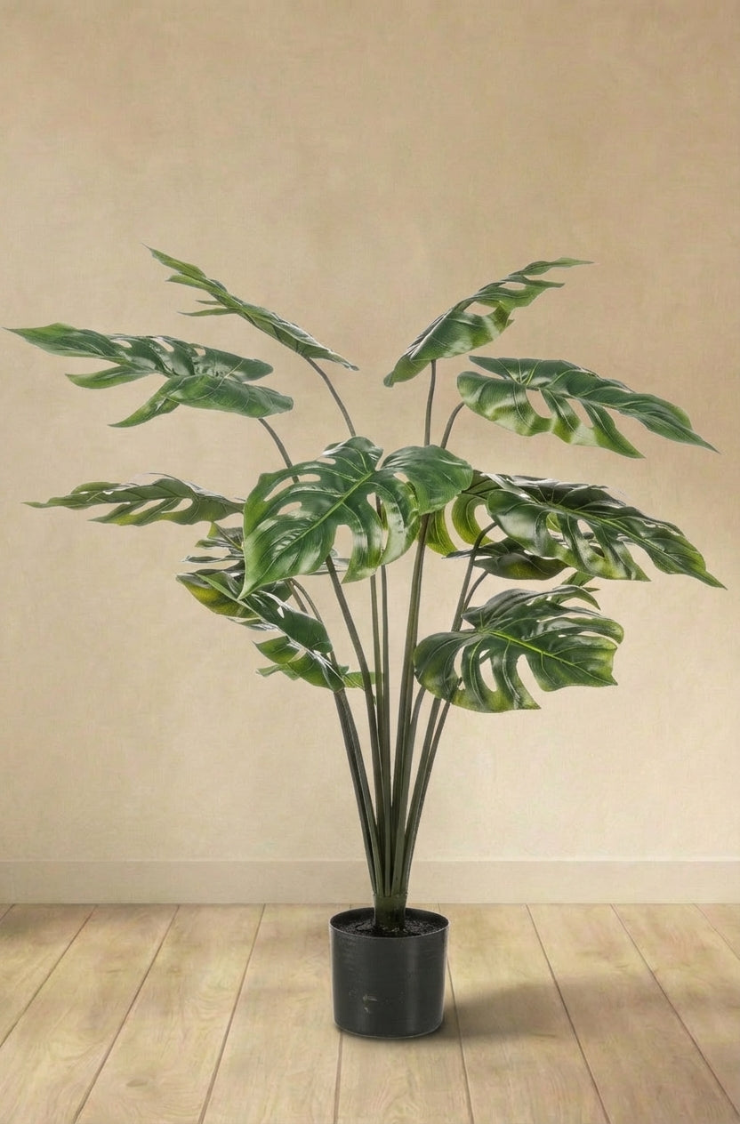 Monstera Deliciosa plante artificielle (h110cm / Ø14cm)