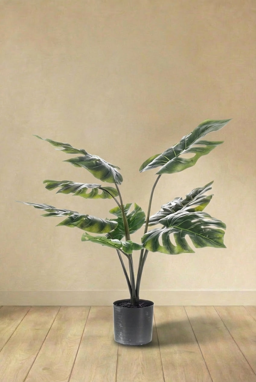 Monstera Deliciosa plante artificielle (h85cm / Ø12cm)