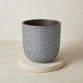 Petit cache pot relief (Bleu)