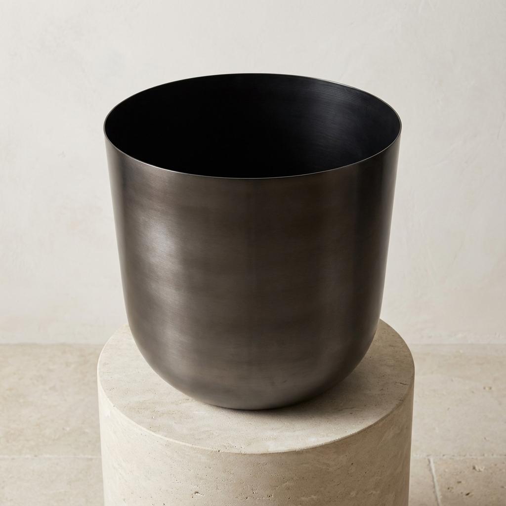 Cache-pot noir (d19cm)