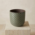 Petit cache pot relief (Vert)